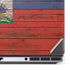 Haiti Flag Dark Wood Dell Precision Skin